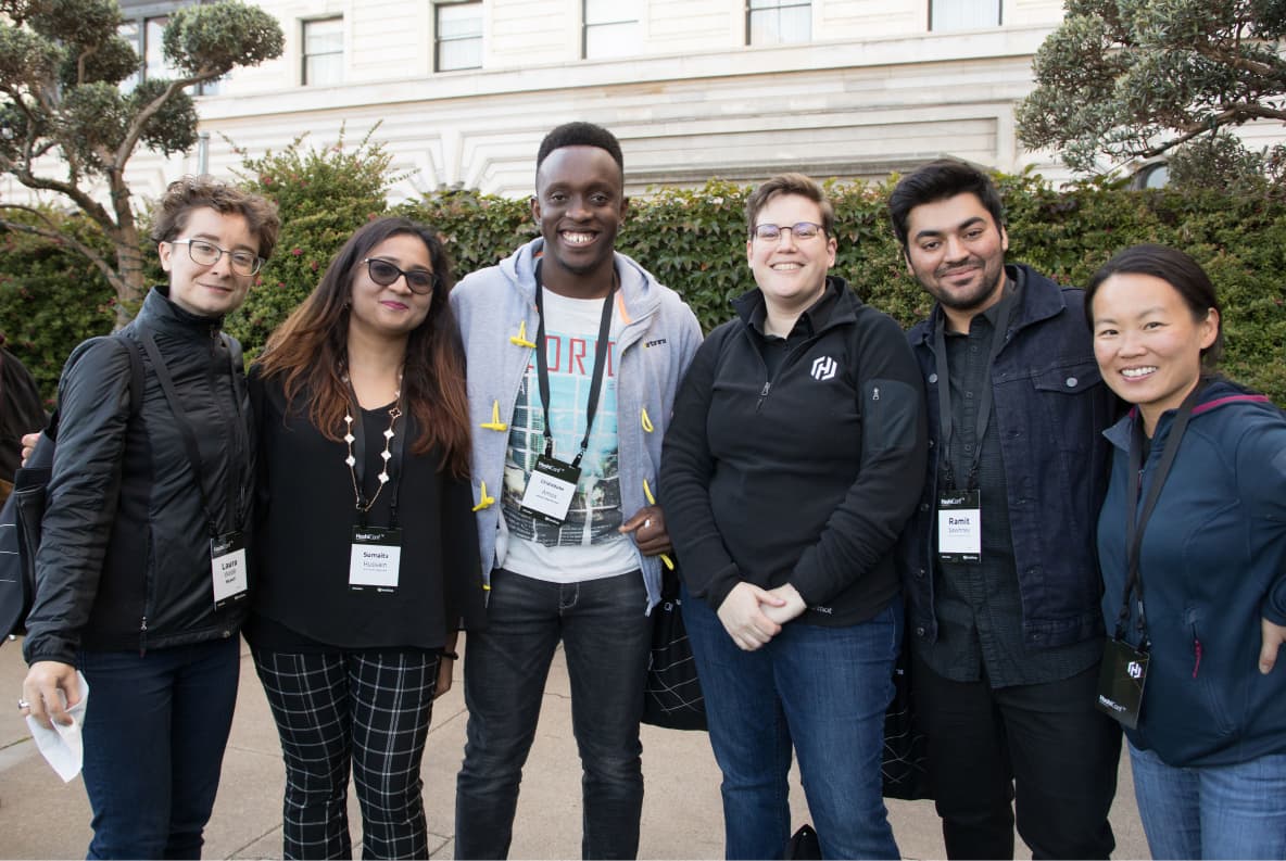 Group of individuals at a conference