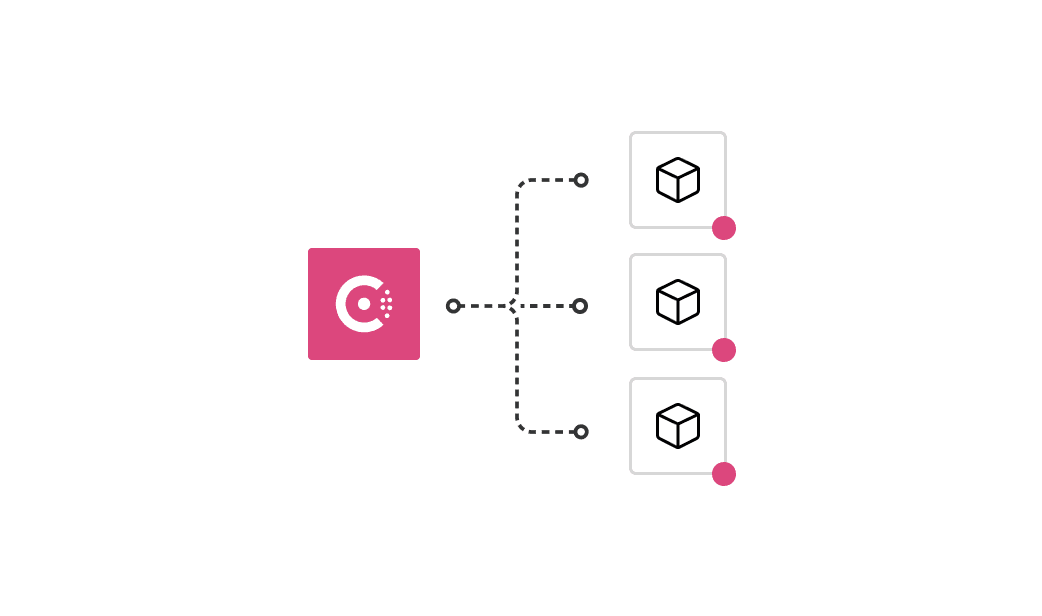 Track services centrally and securely connect applications across environments