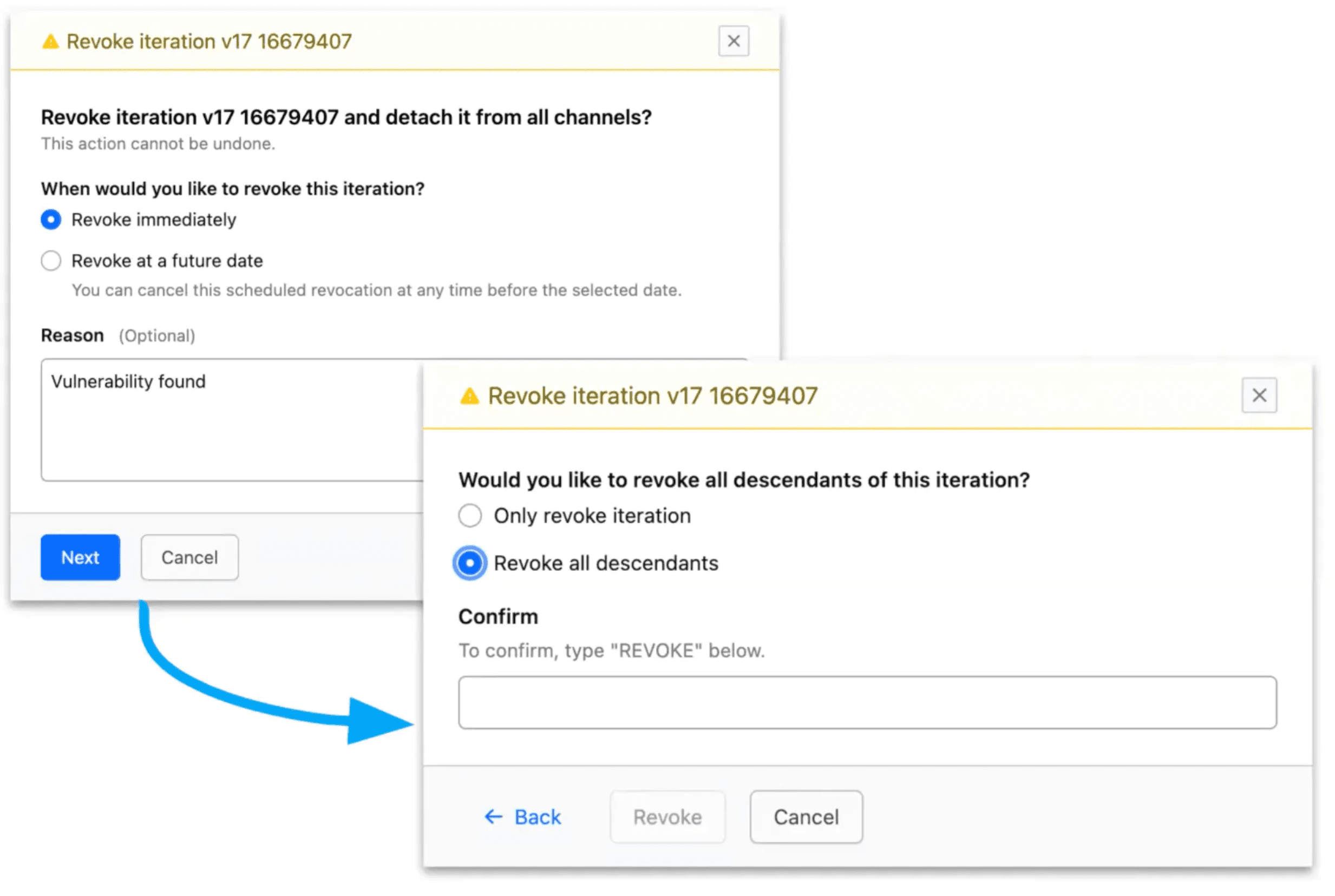 Simplify revocation processes across provisioning pipelines