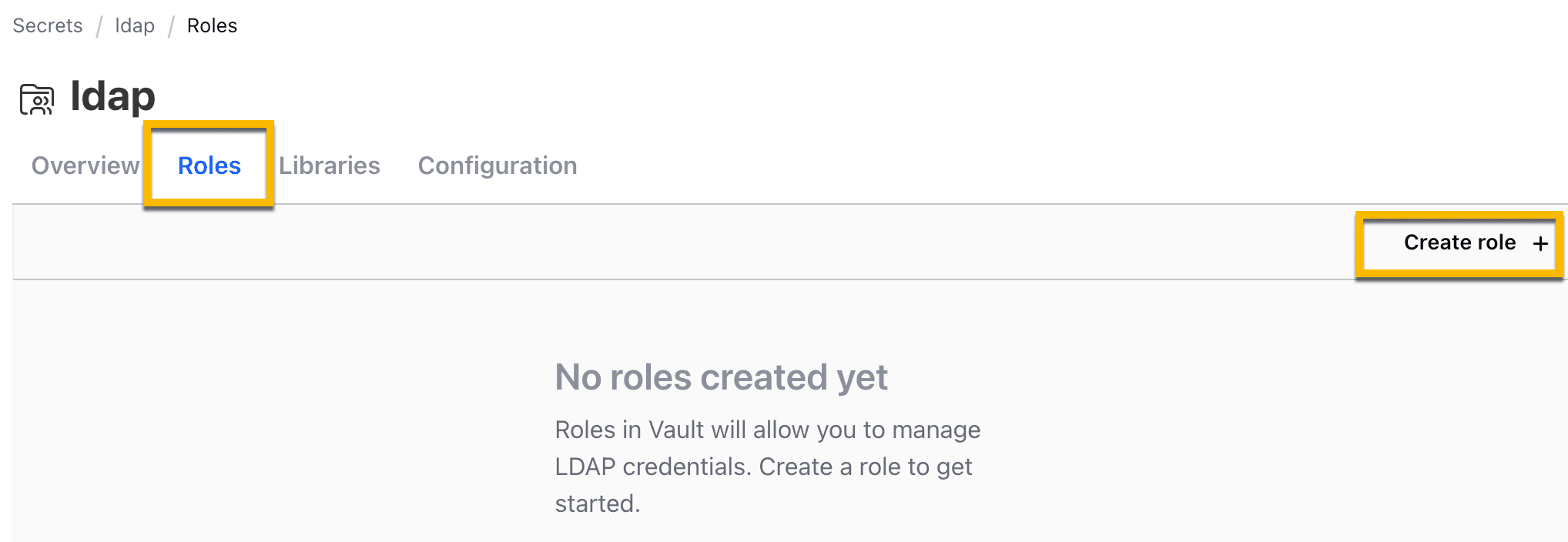 new ldap role