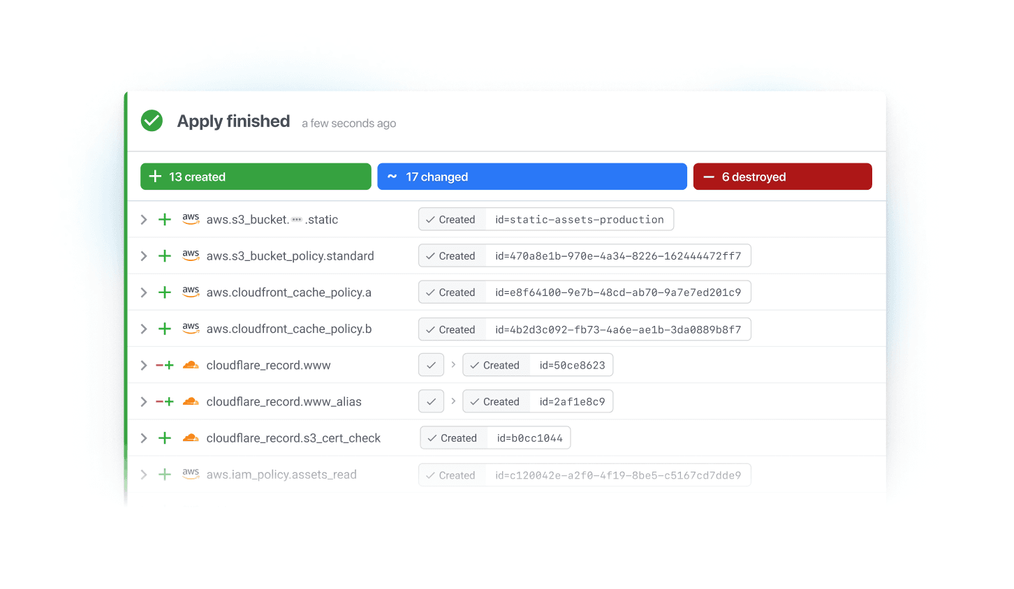 New Terraform Cloud Apply UI