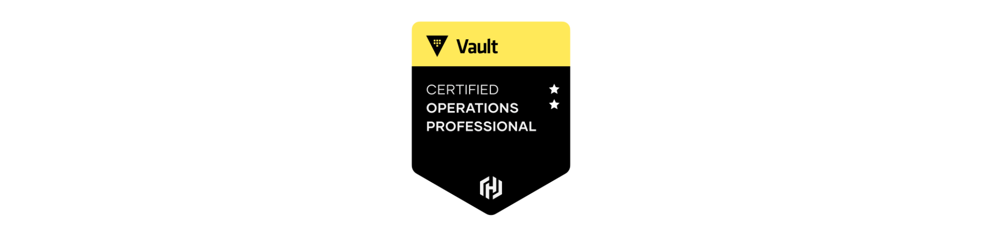 Vault certified ops professional badge