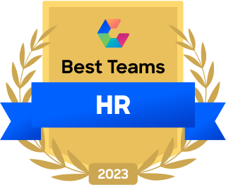 2023 Best Teams Badge for HR