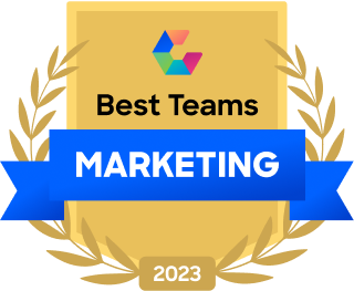 2023 Best Teams Badge for Marketing
