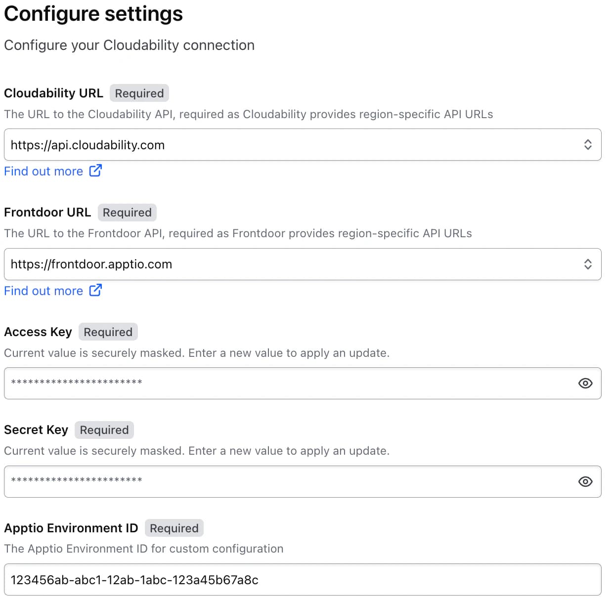 Configure the native task